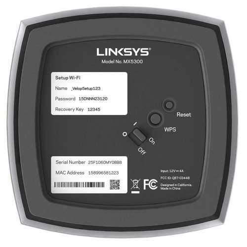 Купити Wi-Fi роутер Linksys Velop MX10600 2-pack (MX10600-EU) - ціна в Києві, Львові, Вінниці, Хмельницькому, Франківську, Україні | інтернет-магазин TELEMART.UA фото