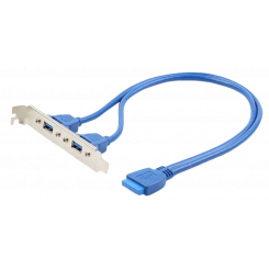 Переходник Cablexpert IDE 20 pin to 2 x USB 3.0 (CC-USB3-RECEPTACLE)