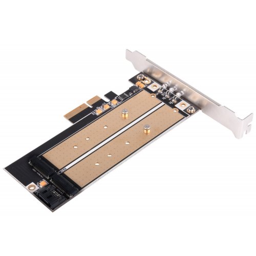 Купить Адаптер SilverStone ECM22 PCI-E x4 to M.2 + SATA (SST-ECM22) - цена в Харькове, Киеве, Днепре, Одессе
в интернет-магазине Telemart фото