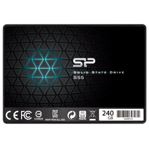 Продати SSD-диск Silicon Power Slim S55 240GB 2.5" (SP240GBSS3S55S25) за Trade-In у інтернет-магазині Телемарт - Київ, Дніпро, Україна фото