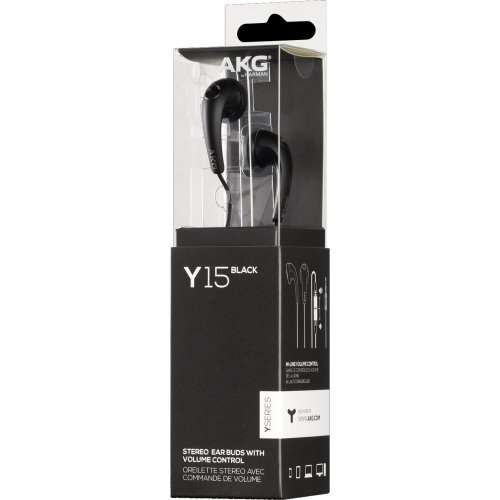 Навушники AKG Y15 Black купити в Україні: Київ, Львів, Хмельницький, Тернопіль, Івано-Франківськ | Низька ціна, відгуки, характеристики від TELEMART фото