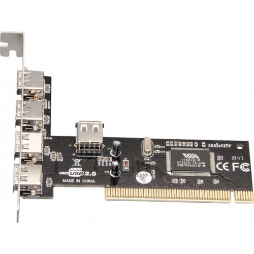 Купити Контролер Frime PCI to USB 2.0 4+1 ports (ECF-PCItoUSB001) - ціна в Києві, Львові, Вінниці, Хмельницькому, Франківську, Україні | інтернет-магазин TELEMART.UA фото