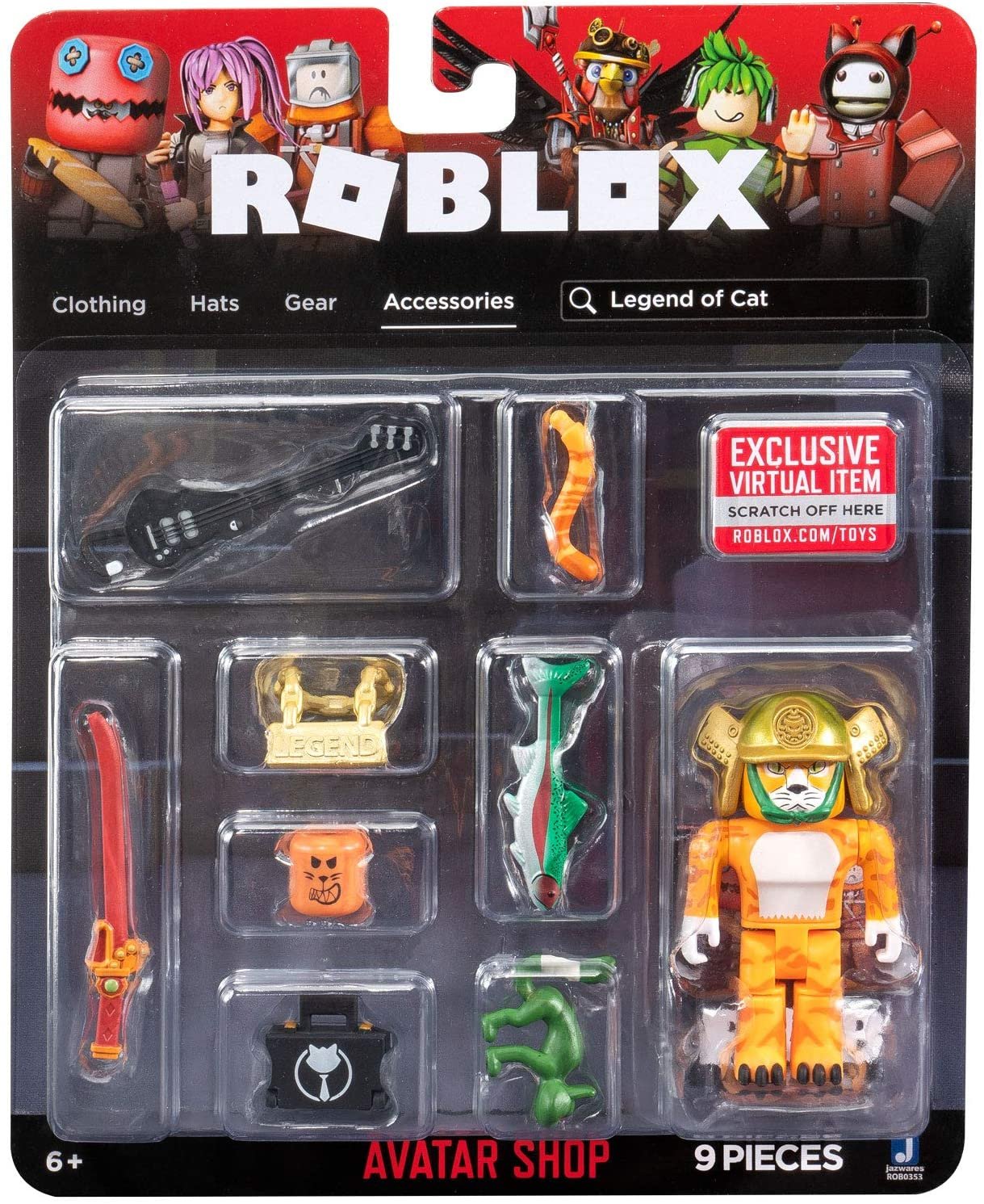 Купить Jazwares Roblox Avatar Shop: Legend of Cat (ROB0353) - цена в  Харькове, Киеве, Днепре, Одессе в интернет-магазине Telemart