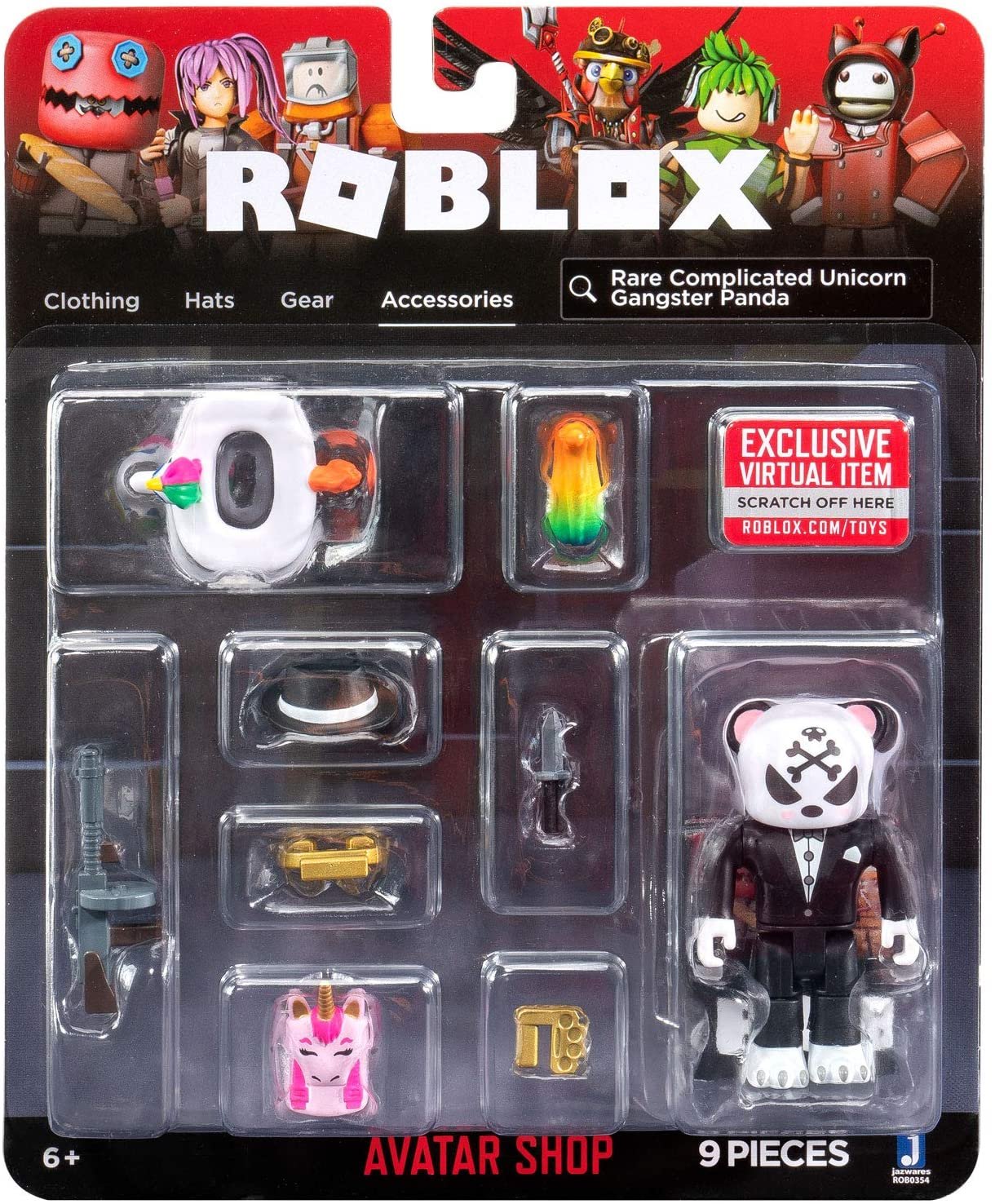 Купить Jazwares Roblox Avatar Shop: Rare Complicated Unicorn Gangster Panda  (ROB0354) - цена в Харькове, Киеве, Днепре, Одессе в интернет-магазине  Telemart