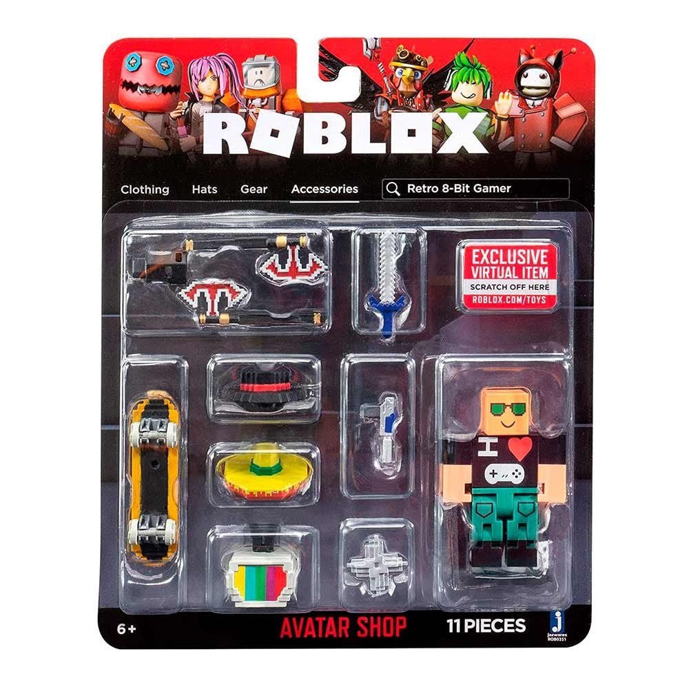 Купить Jazwares Roblox Avatar Shop: Retro 8-Bit Gamer (ROB0351) - цена в  Харькове, Киеве, Днепре, Одессе в интернет-магазине Telemart