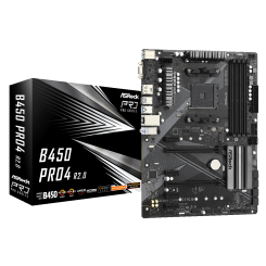 Материнская плата AsRock B450 Pro4 R2.0 (sAM4, AMD B450)