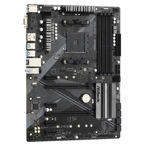 Photo Motherboard AsRock B450 Pro4 R2.0 (sAM4, AMD B450)