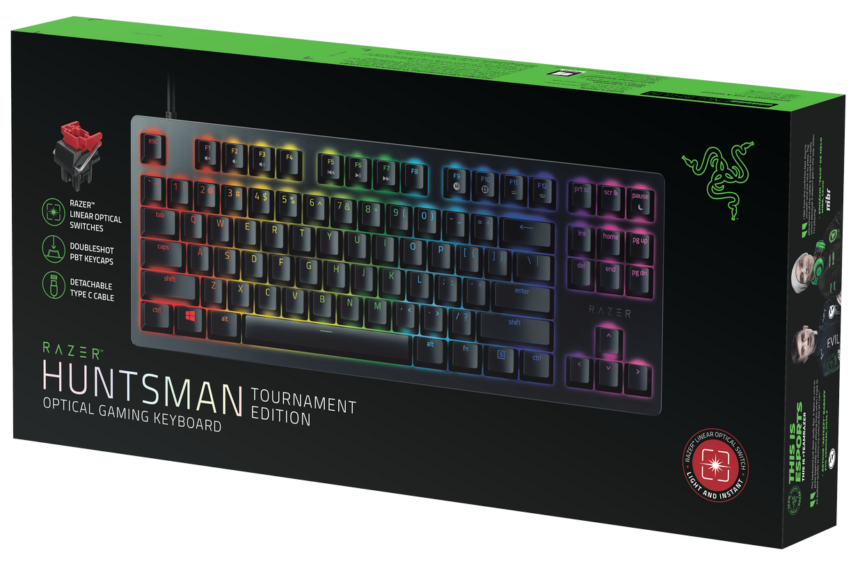 Как менять подсветку на клавиатуре razer huntsman mini