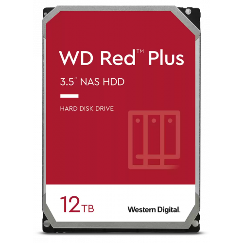 Фото Жорсткий диск Western Digital Red Plus NAS 12TB 256МB 7200RPM 3.5