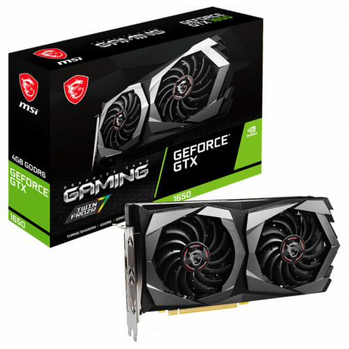 Продати Відеокарта MSI GeForce GTX 1650 D6 GAMING PLUS 4096MB (GTX 1650 D6 GAMING PLUS) за Trade-In у інтернет-магазині Телемарт - Київ, Дніпро, Україна фото