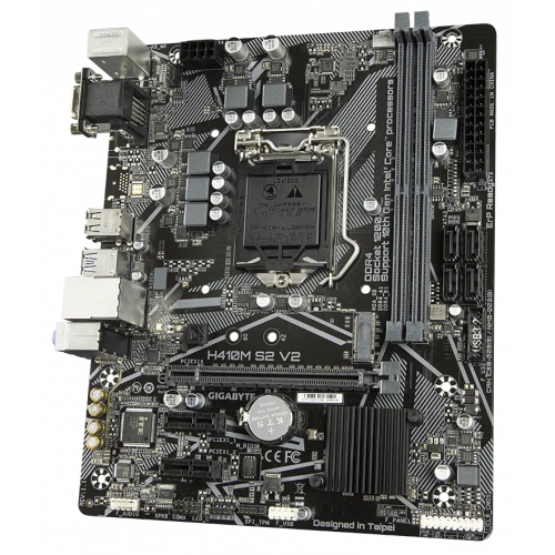 Photo Motherboard Gigabyte H410M S2 V2 (s1200, Intel H410)