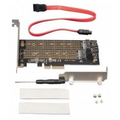 Контролер Frime PCI-E x4 to M.2 (ECF-PCIEtoSSD002.LP)
