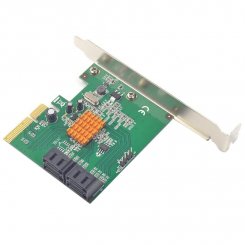 Фото Контроллер T-Adapter PCI-E x4 to 4 x SATA Marvell 9230