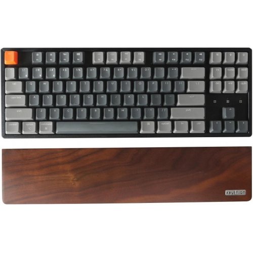 Купити Підставка під зап'ястя Keychron K8 Walnut Wood Palm Rest - ціна в Києві, Львові, Вінниці, Хмельницькому, Франківську, Україні | інтернет-магазин TELEMART.UA фото