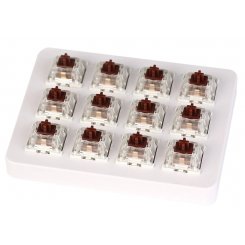 Набір перемикачів для клавіатури Keychron Gateron Brown Switch with Holder 12 pcs Set