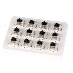 Набір перемикачів для клавіатури Keychron Gateron Black Switch with Holder 12 pcs Set