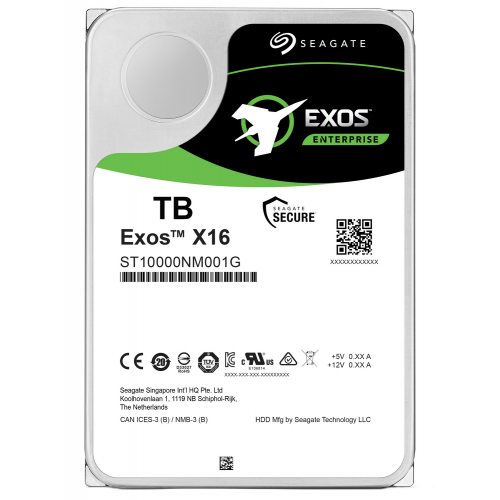 Фото Жесткий диск Seagate Exos X16 512e/4Kn 10TB 7200RPM 3.5