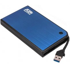 Внешний карман Agestar Enclosure USB 3.0 2.5" (3UB 2A14) Blue