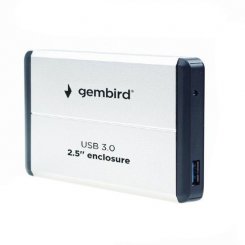 Фото Зовнішня кишеня Gembird USB 3.0 Enclosure for 2.5'' (EE2-U3S-2-S) Silver