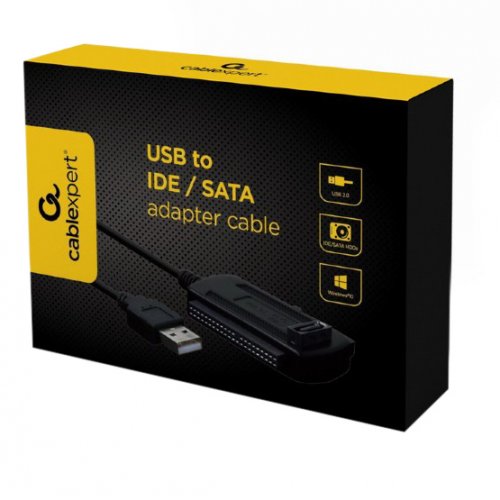 Купить Адаптер Cablexpert USB to IDE/SATA adapter cable (AUSI01) - цена в Харькове, Киеве, Днепре, Одессе
в интернет-магазине Telemart фото