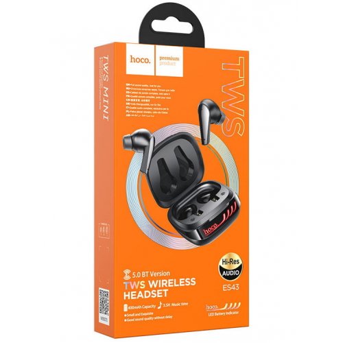 Наушники Hoco ES43 Lucky Sound Black купить в Украине | Telemart фото