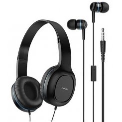 Наушники Hoco W24 Enlighten 2 in 1 Set Blue