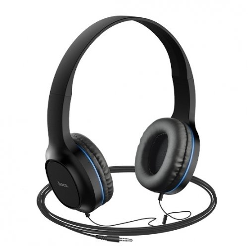 Купить Наушники Hoco W24 Enlighten 2 in 1 Set Blue - цена в Харькове, Киеве, Днепре, Одессе
в интернет-магазине Telemart фото