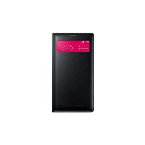 Купити Чохол Чехол Samsung S View Classic Edition mini window для Galaxy Note 4 EF-EN910FKEGRU Black - ціна в Києві, Львові, Вінниці, Хмельницькому, Франківську, Україні | інтернет-магазин TELEMART.UA фото