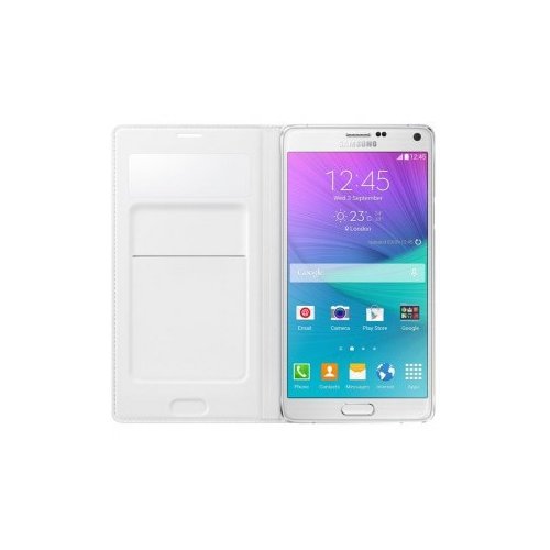 Купити Чохол Чехол Samsung S View Classic Edition mini window для Galaxy Note 4 EF-EN910FTEGRU White - ціна в Києві, Львові, Вінниці, Хмельницькому, Франківську, Україні | інтернет-магазин TELEMART.UA фото