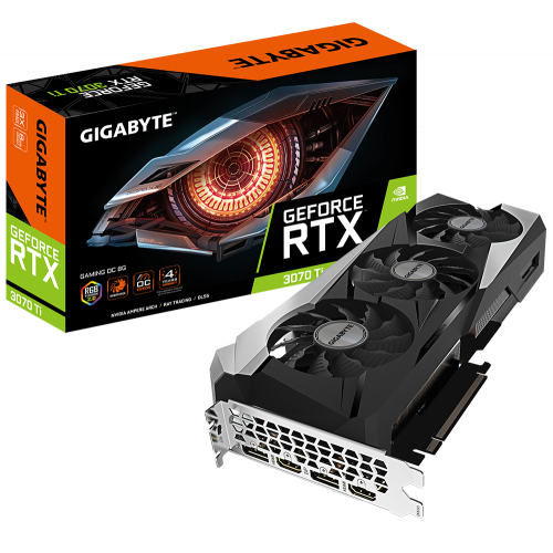 Фото Видеокарта Gigabyte GeForce RTX 3070 Ti GAMING OC 8192MB (GV-N307TGAMING OC-8GD)