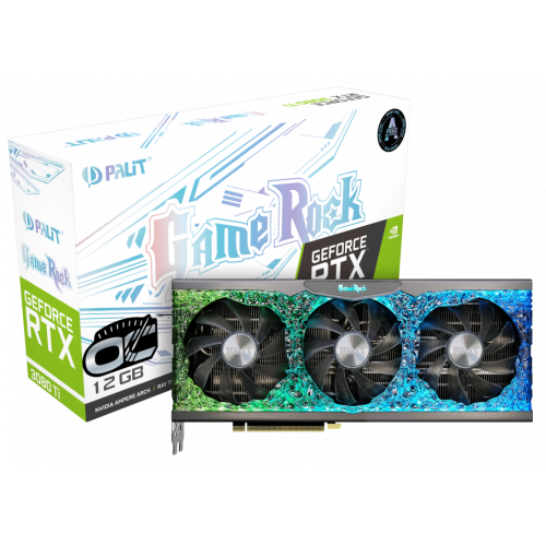 Продать Видеокарта Palit GeForce RTX 3080 Ti GameRock OC 12288MB (NED308TT19KB-1020G) по Trade-In интернет-магазине Телемарт - Киев, Днепр, Украина фото
