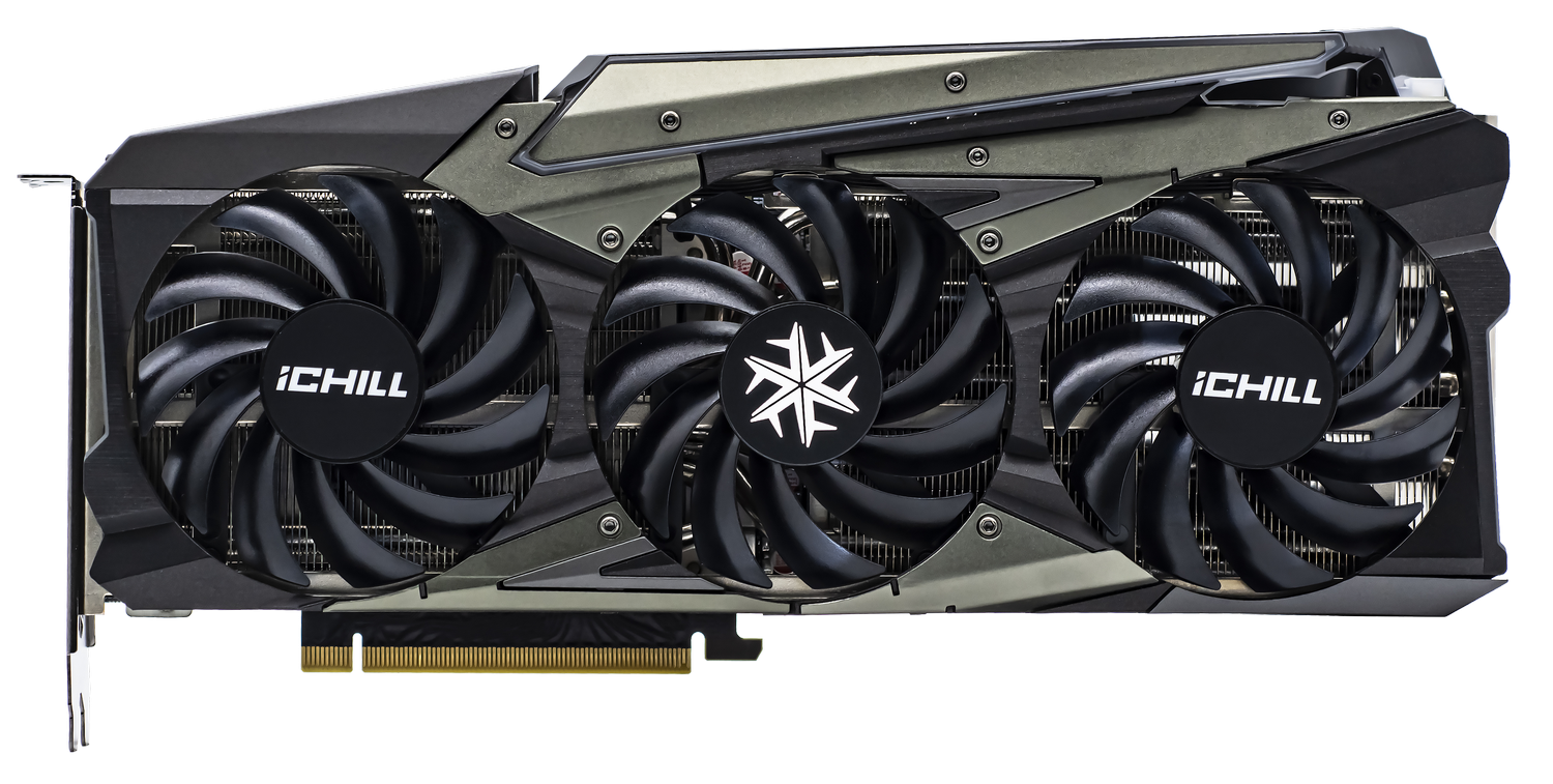 Продать Видеокарта Inno3D GeForce RTX 3070 Ti ICHILL X4 8192MB  (C307T4-086XX-1820VA35) по Trade-In интернет-магазине Телемарт - Киев,  Днепр, Украина