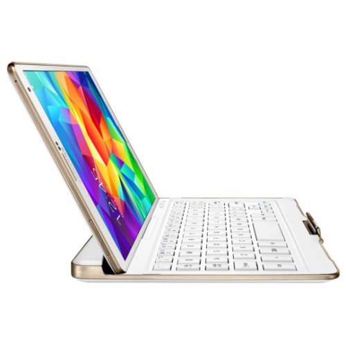 Купить Чехол-клавиатура Samsung для Galaxy Tab S 10.5 EJ-CT800RWEGRU White - цена в Харькове, Киеве, Днепре, Одессе
в интернет-магазине Telemart фото
