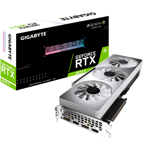 Фото Видеокарта Gigabyte GeForce RTX 3070 Ti VISION OC 8192MB (GV-N307TVISION OC-8GD)