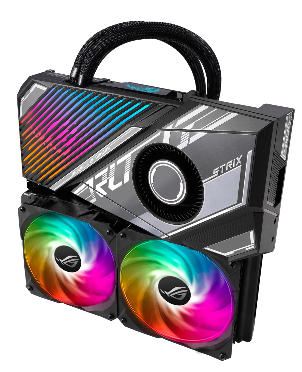 Видеокарта Asus ROG GeForce RTX 3080 Ti STRIX LC 12288MB (ROG-STRIX-LC ...