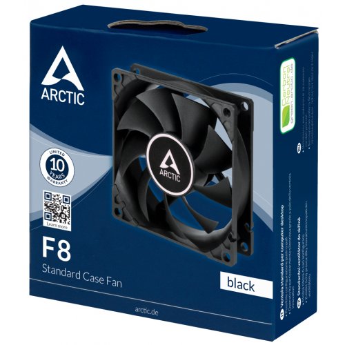 Продати Кулер для корпуса Arctic F8 (ACFAN00205A) Black за Trade-In у інтернет-магазині Телемарт - Київ, Дніпро, Україна фото