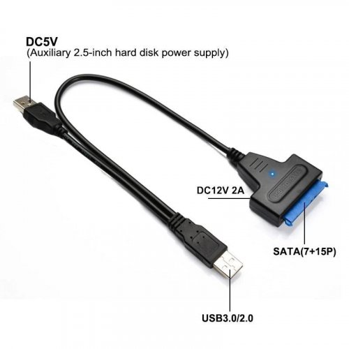 Купить Контроллер T-Adapter 2 x USB 3.0 to SATA - цена в Харькове, Киеве, Днепре, Одессе
в интернет-магазине Telemart фото