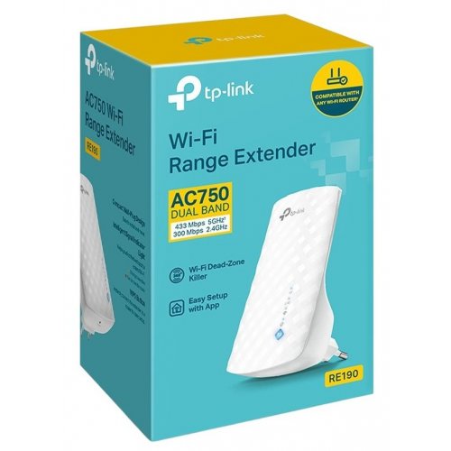 Ретранслятор TP-LINK RE190 купить в Украине: Киев, Днепр, Харьков, Одесса  | Низкая цена, отзывы, характеристики от TELEMART фото
