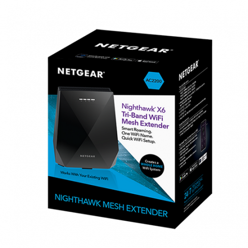 Купити Wi-Fi точка доступу NETGEAR Nighthawk X6 EX7700 (EX7700-100PES) - ціна в Києві, Львові, Вінниці, Хмельницькому, Франківську, Україні | інтернет-магазин TELEMART.UA фото