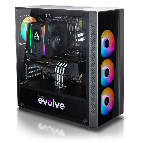 Продать Компьютер EVOLVE GamePart Platinum 3B (EVGP-P3Bi1170KFN307Ti-16S500GBk) Black по Trade-In интернет-магазине Телемарт - Киев, Днепр, Украина фото
