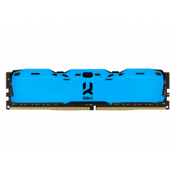 Фото GoodRAM DDR4 8GB (2x4GB) 3000Mhz IRDM X Blue (IR-XB3000D464L16S/8GDC)