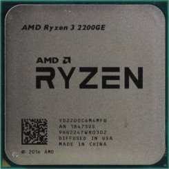 Фото Процессор AMD Ryzen 3 2200GE 3.2(3.6)GHz sAM4 Tray (YD2200C6M4MFB)