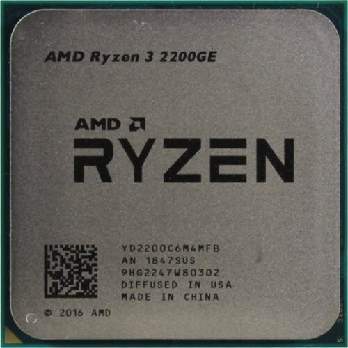 Купить Процессор AMD Ryzen 3 2200GE 3.2(3.6)GHz sAM4 Tray (YD2200C6M4MFB) с проверкой совместимости: обзор, характеристики, цена в Киеве, Днепре, Одессе, Харькове, Украине | интернет-магазин TELEMART.UA фото