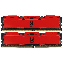Фото GoodRAM DDR4 8GB (2x4GB) 3000Mhz IRDM X Red (IR-XR3000D464L16S/8GDC)