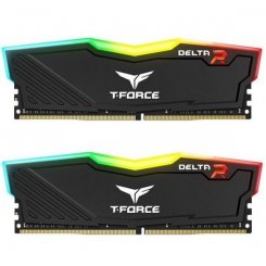 ОЗП Team DDR4 32GB (2x16GB) 2400Mhz T-Force Delta Black RGB (TF3D432G2400HC15BDC01)