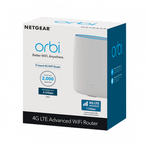 Wi-Fi роутер NETGEAR Mesh LBR20 4G LTE (LBR20-100EUS) купити в Україні | Telemart фото