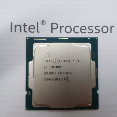 Photo CPU Уценка процессор Intel Core i3-10100F 3.6(4.3)GHz 6MB s1200 Box (BX8070110100F) (Следы монтажа, 369720)