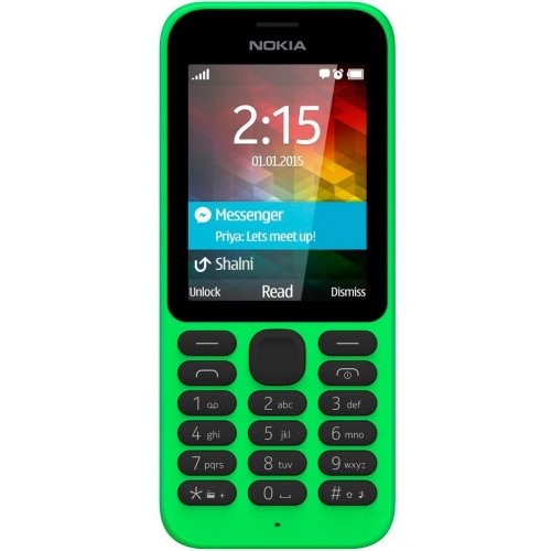 Купить Мобильный телефон Nokia 215 Dual Sim Green - цена в Харькове, Киеве, Днепре, Одессе
в интернет-магазине Telemart фото