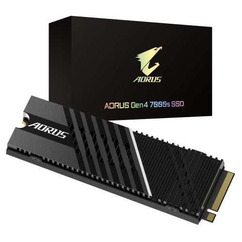 Photo SSD Drive Gigabyte AORUS Gen4 7000s 3D NAND TLC 1TB M.2 (2280 PCI-E) NVMe 1.4 (GP-AG70S1TB)