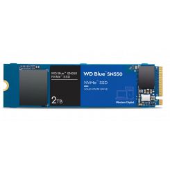 SSD-диск Western Digital Blue SN550 2TB M.2 (2280 PCI-E) NVMe x4 (WDS200T2B0C)